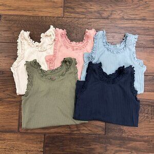 Coop Kids by Pink Chicken Joy Ruffle Tank Bundle